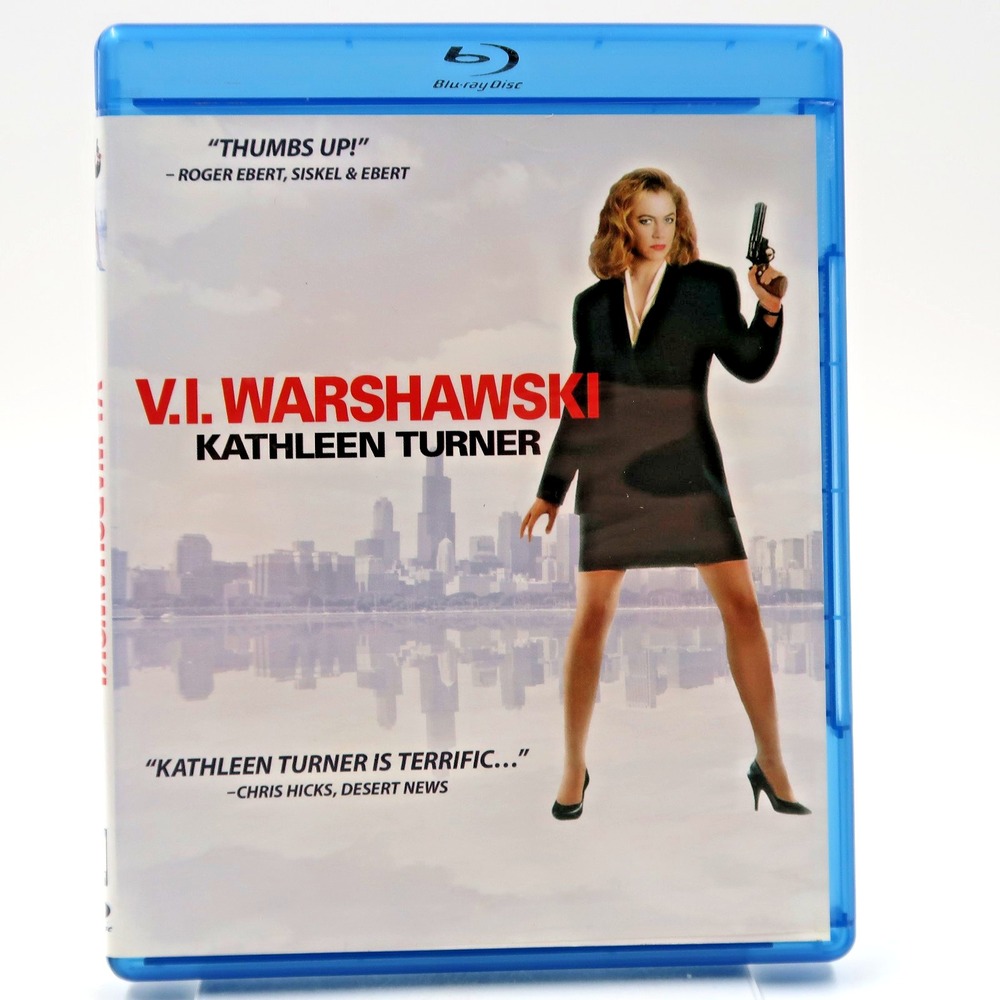 V.I. Warshawski Blu-ray 1991 Kathleen Turner Crime Thriller Mill Creek Ent R